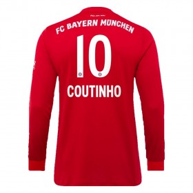 Fußballtrikots FC Bayern München Philippe Coutinho 10 2019-2020 Langarm Heimtrikotsatz kaufen